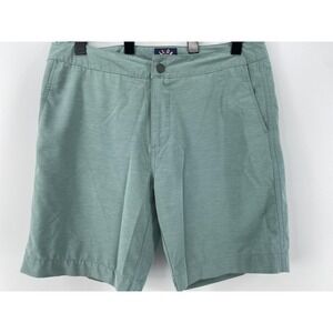 Faherty Shorts Mens 34 Green All Day Chino 9" Stretch Performance Casual Resort